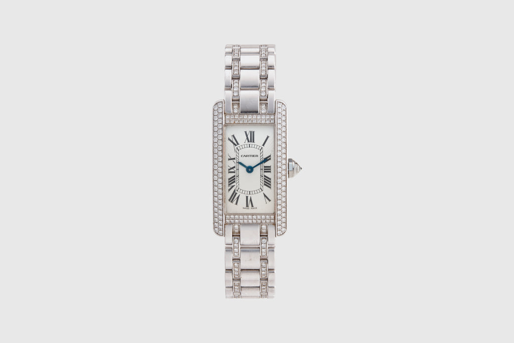 Cartier Tank Américaine White Gold Diamonds