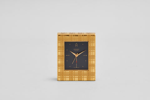 エルメス　トラベルアラームクロック　コンパクトミラー　セット Hermès Travel Alarm Clock – Foundwell