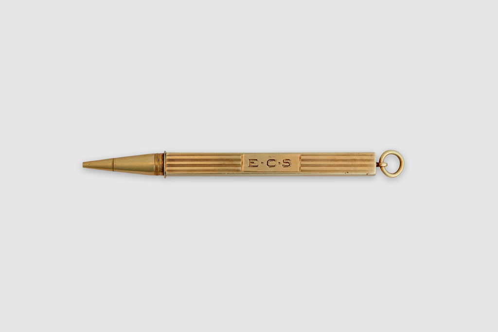 14ct Gold Telescopic Draftsman's Ruler Pencil