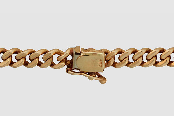 14k Tiffany Thick Curb Link Necklace – Foundwell