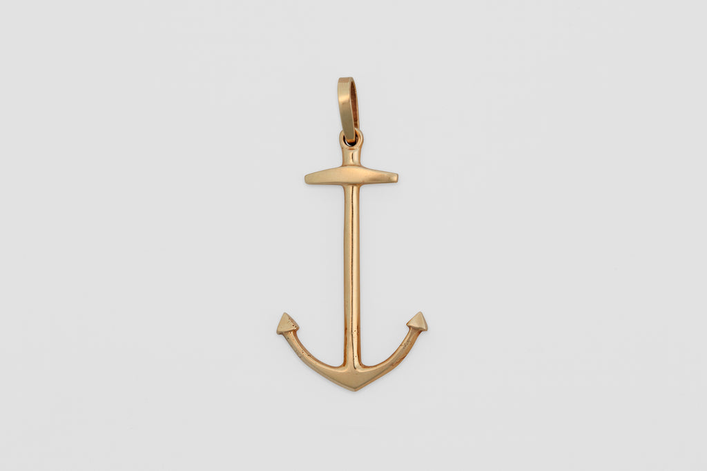 14 Carat Anchor Pendant