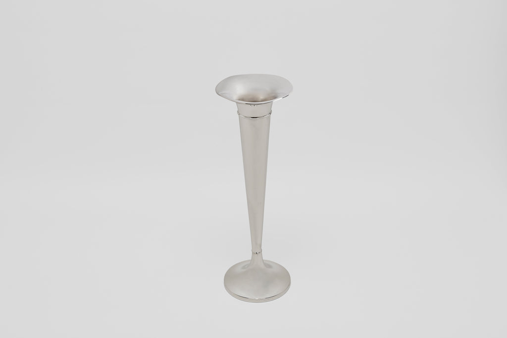 Sterling Trumpet Silver Vase