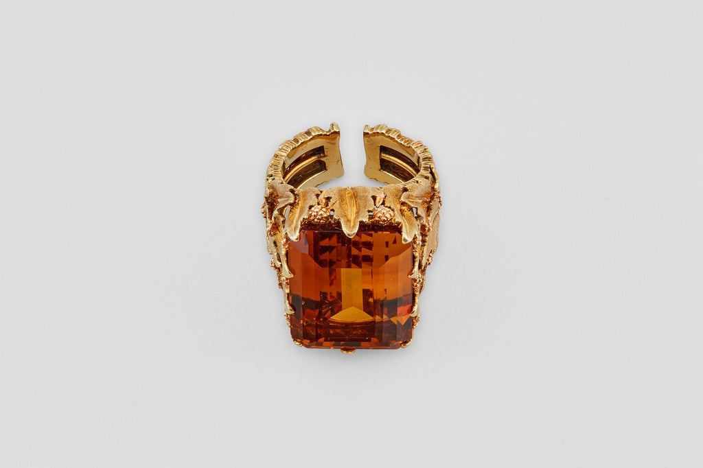 18 Carat Citrine Buccellati Ring