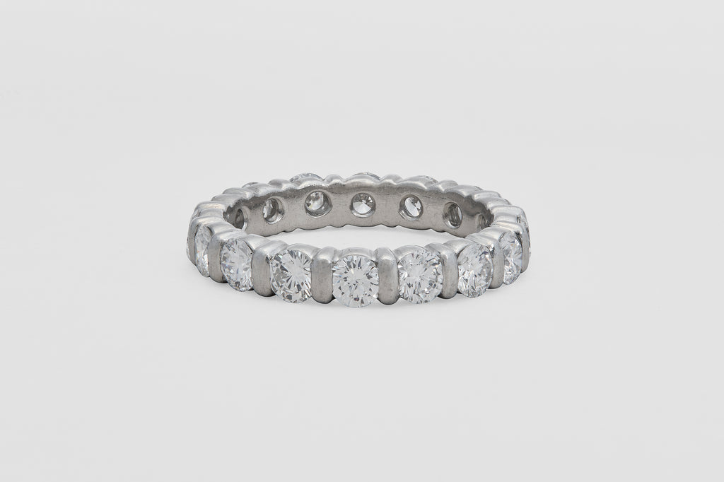Platinum Diamond Eternity Band