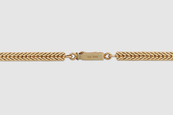 14k Yellow Gold Foxtail Chain – Foundwell