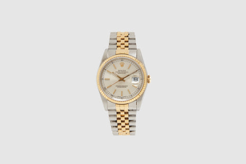 Rolex Two-Tone Oyster Perpetual Datejust Full Set 1988 – Foundwell