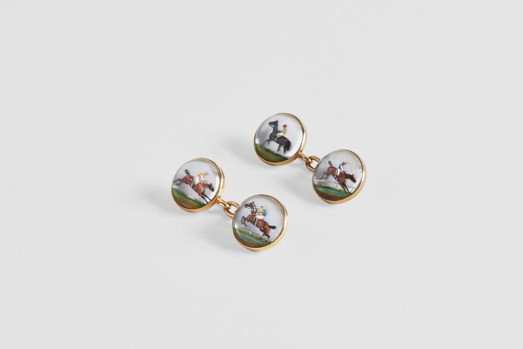Essex Crystal Jockey Cufflinks