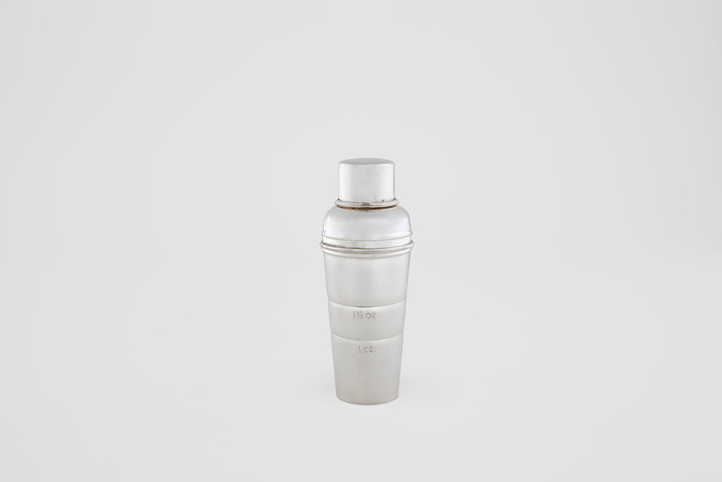 Miniature Cocktail Shaker Jigger with Pick Stand & Cherry Picks