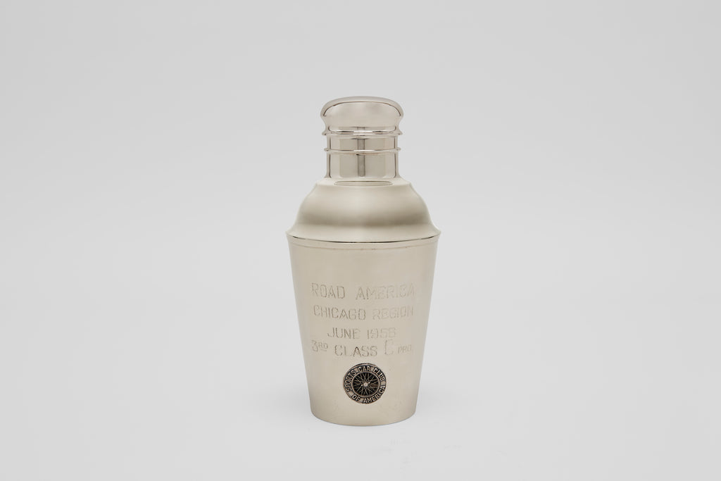 Sterling Cocktail Shaker for the Sports Car Club of America