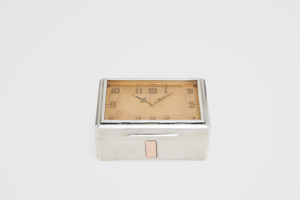 Dunhill "Bando" Silver Smoking Desk Compendium