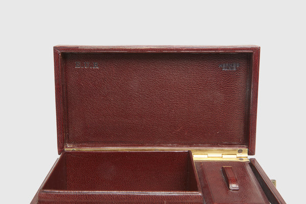 Jaeger-LeCoultre Cigar Box Clock and Hermès Matchbox – Foundwell