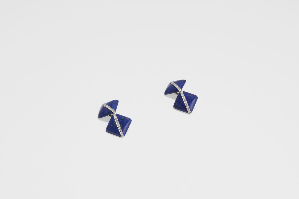 Lapis Lazuli & Diamond Cufflinks