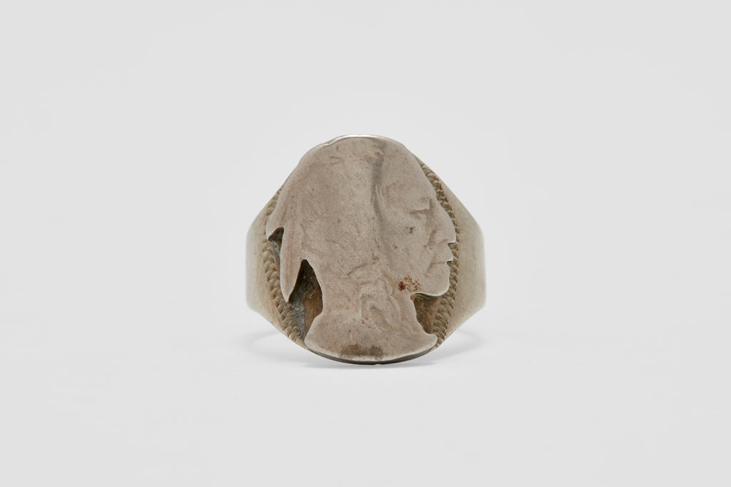 Buffalo Nickle Trench Art Ring