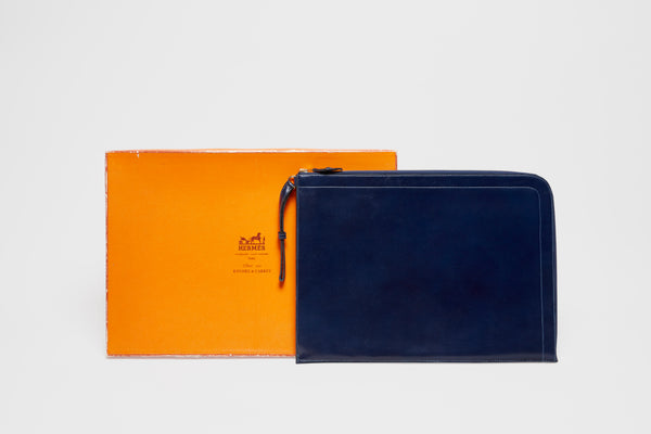 Special Order Hermès Leather Zip Folio – Foundwell