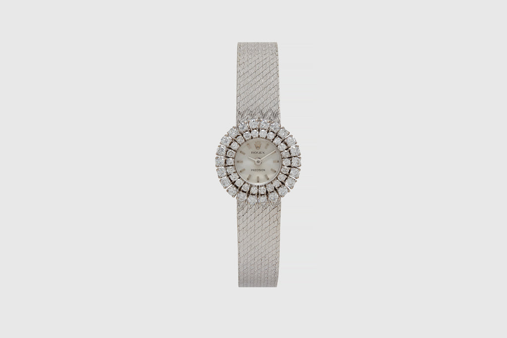 White Gold & Diamonds Ladies Rolex Precision 1968