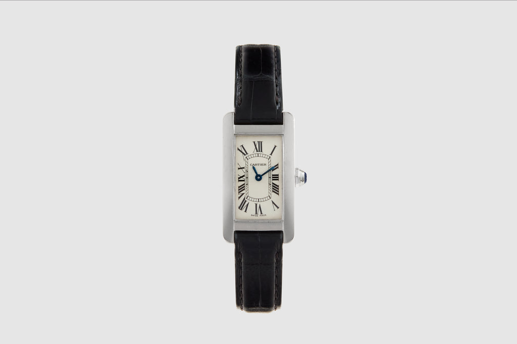 Cartier Tank Americainé White Gold