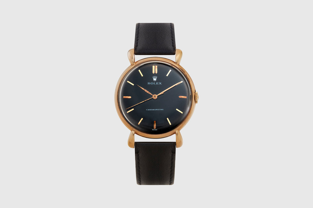 18 Carat Rose Gold Rolex Precision