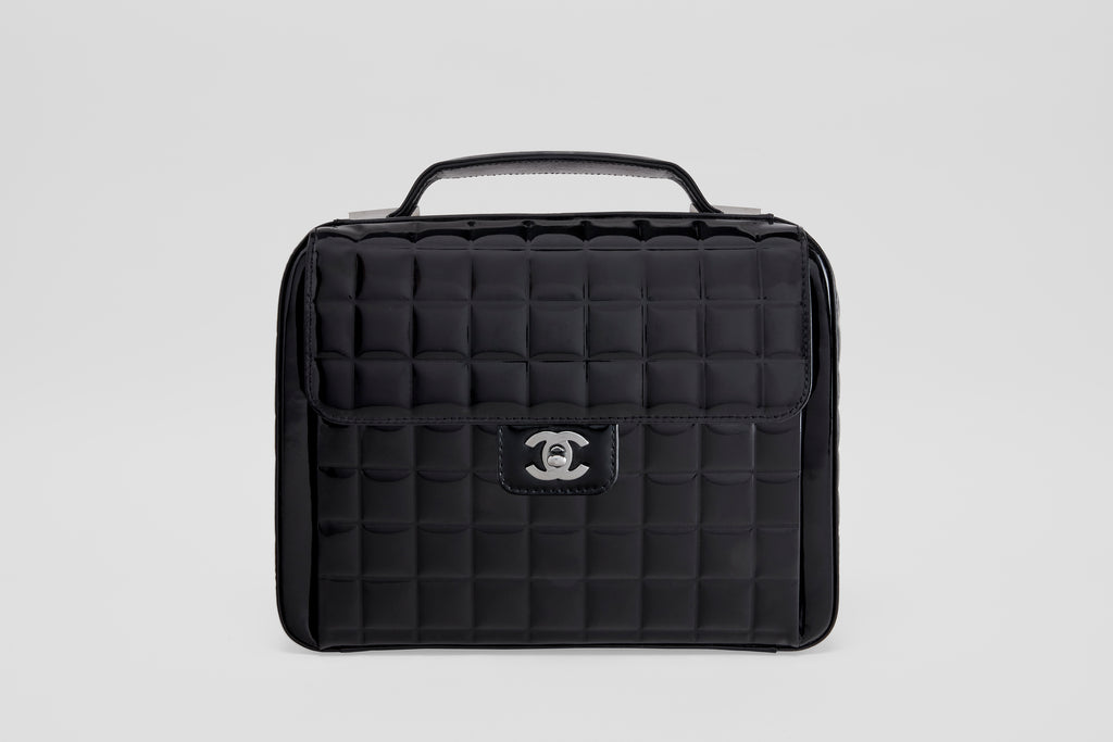 Chanel Chocolate Bar Enamel Breif Case