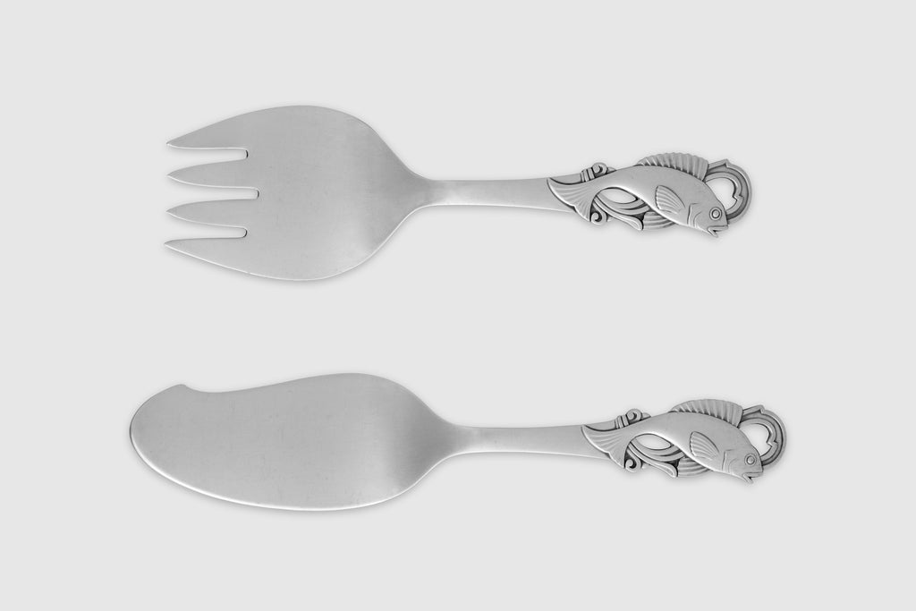 Cohr Sterling Fish Serving Set