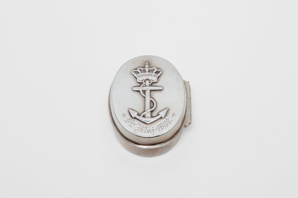 Danish Sterling  Naval Tobacco Pot