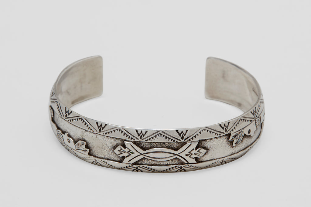 Sterling Silver Native Cuff