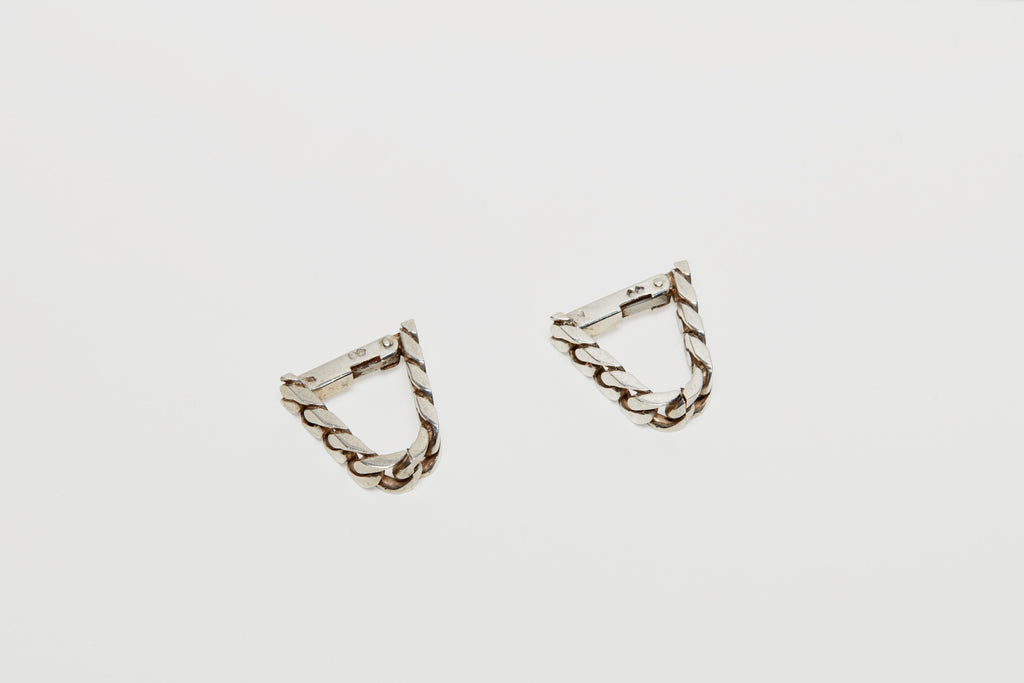 Sterling Hermès Chain Link Cufflinks