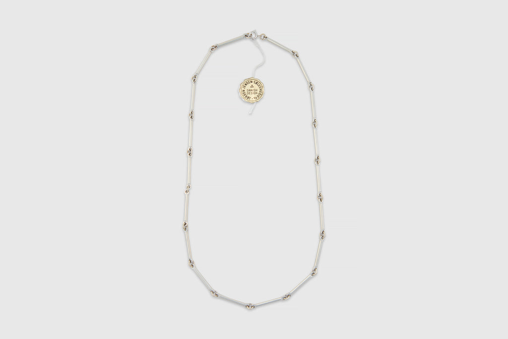 Jorgen Jensen Sterling Long Bar Link Chain