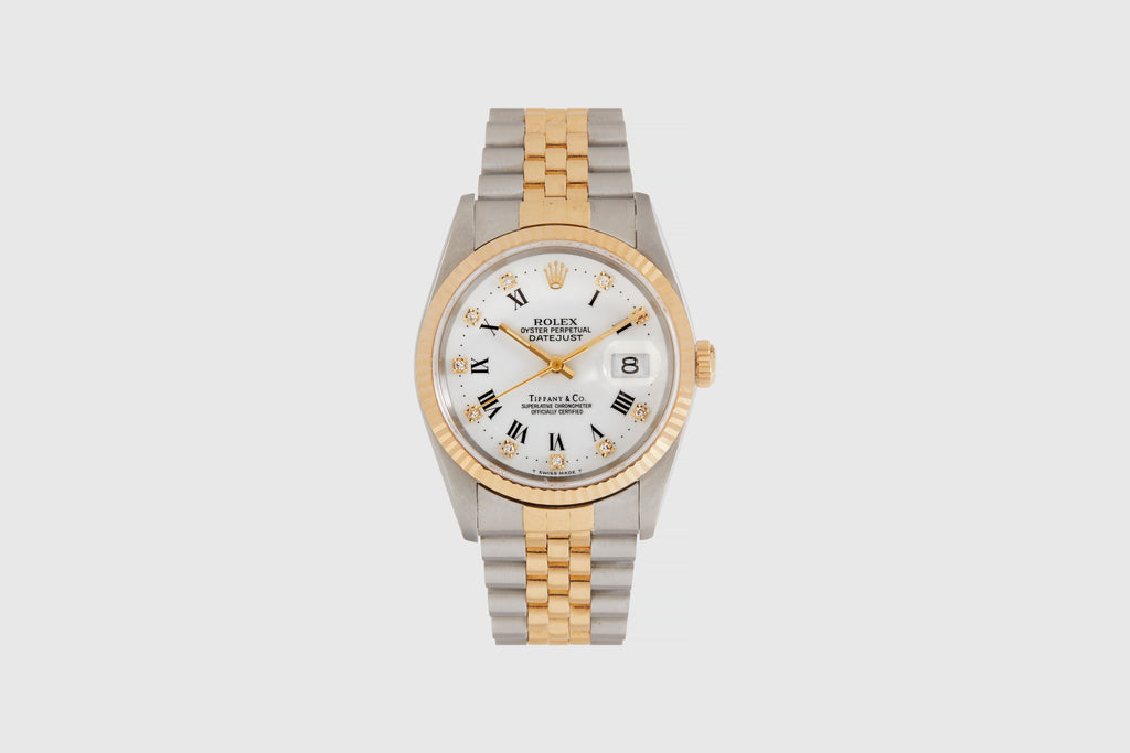 Rolex Two-Tone Oyster Perpetual Datejust Tiffany & Co. 1990