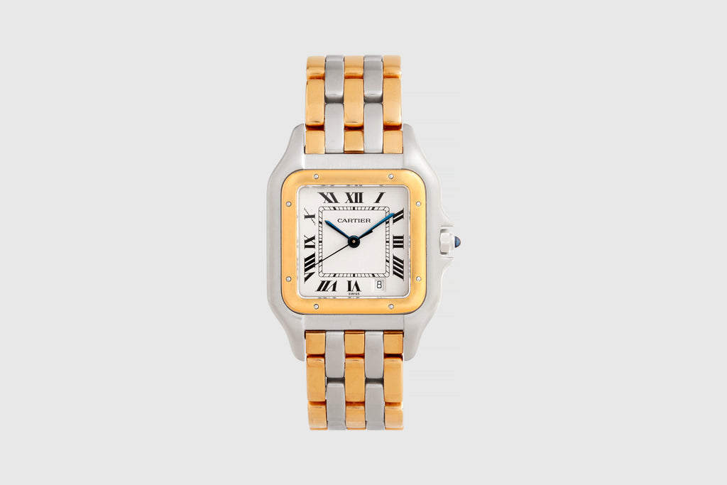 Two Tone Cartier Panthére 'Three Row'