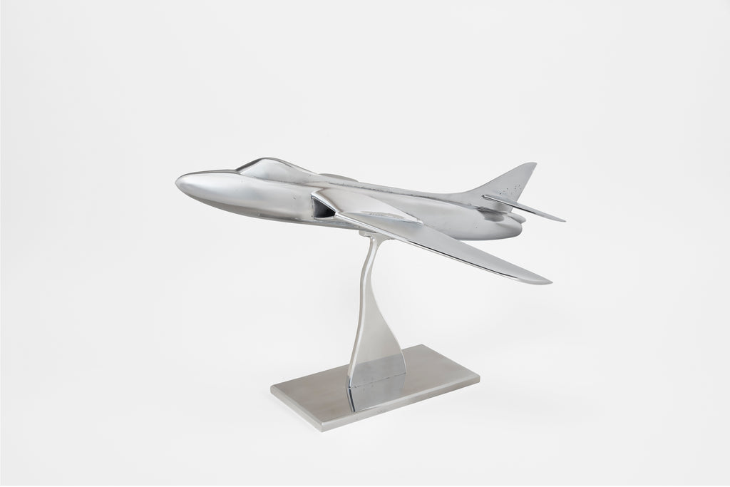 Aluminum Large Hawker Hunter Desk Model