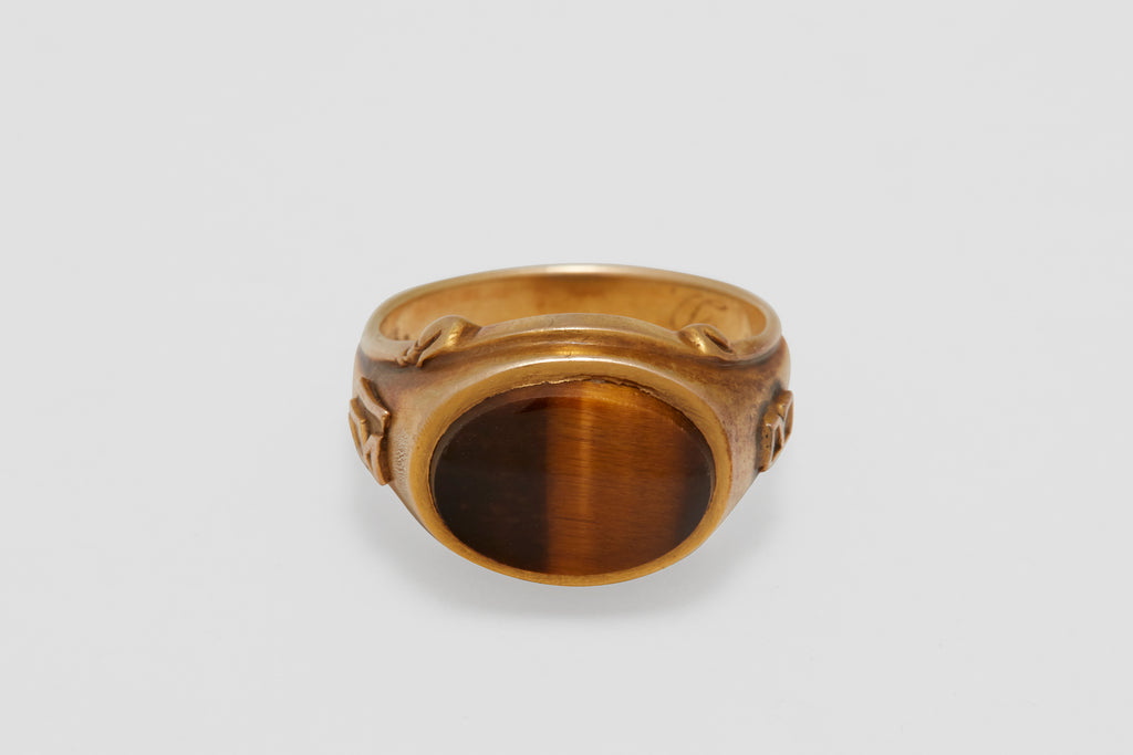 14k Tiger Eye Ring