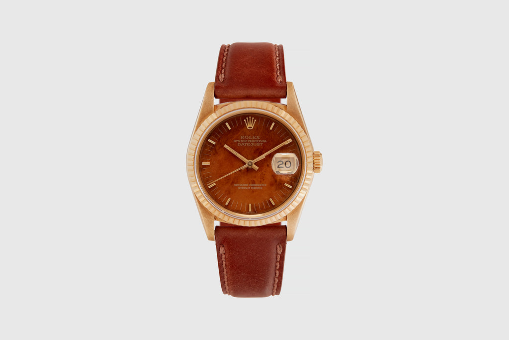 Rolex Oyster Perpetual Datejust Birch Burl Wood Dial 1988