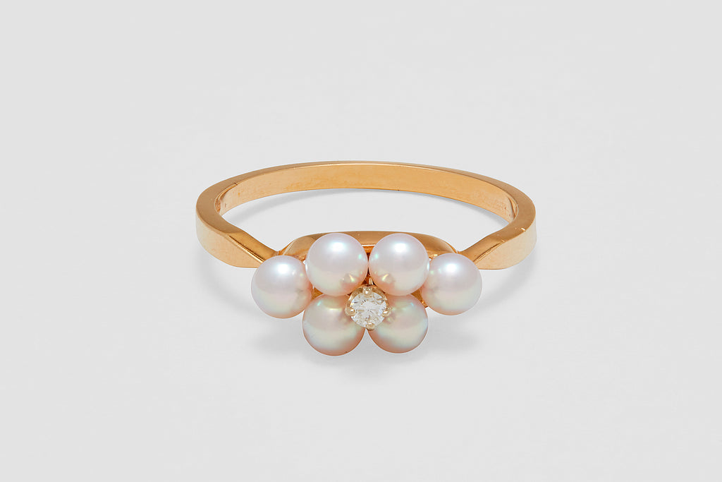 Tiffany & Co Pearl Diamond Ring