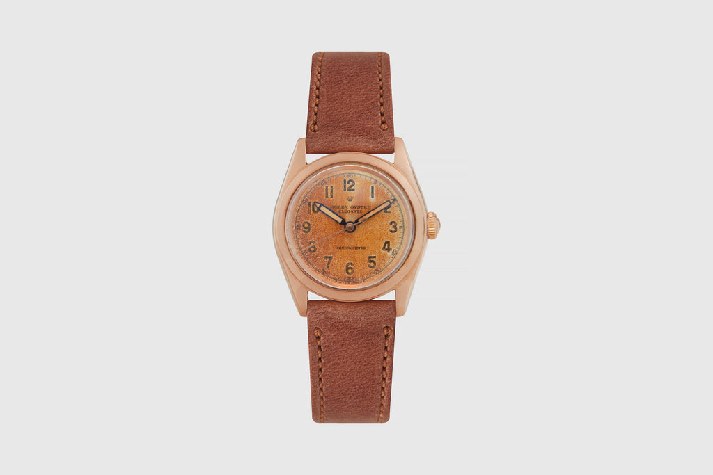 14 Carat Pink Gold Rolex Oyster Elegante 1944
