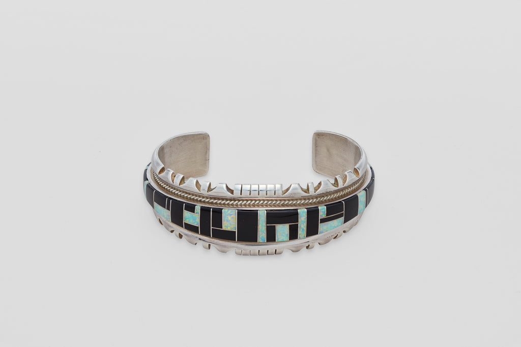 Navajo Stone Inlay Cuff