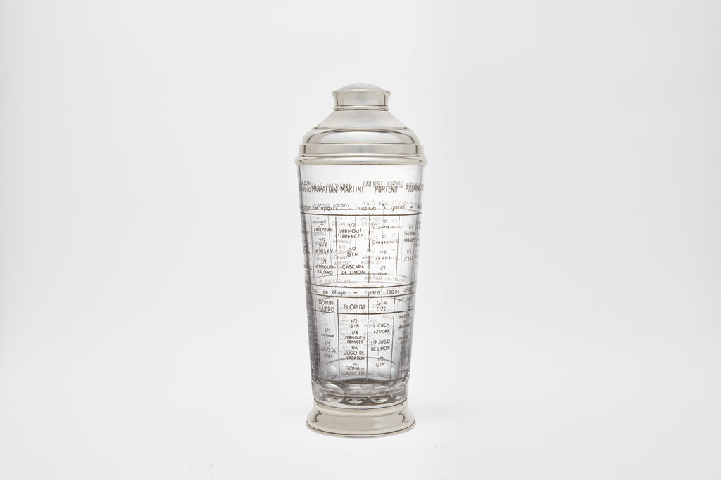 Large Recipe Cocktail Shaker