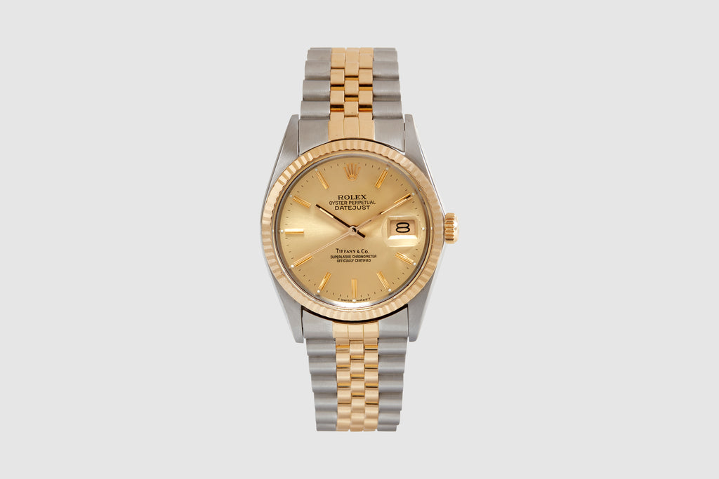 Rolex Two-Tone Oyster Perpetual Datejust Tiffany & Co. 1986