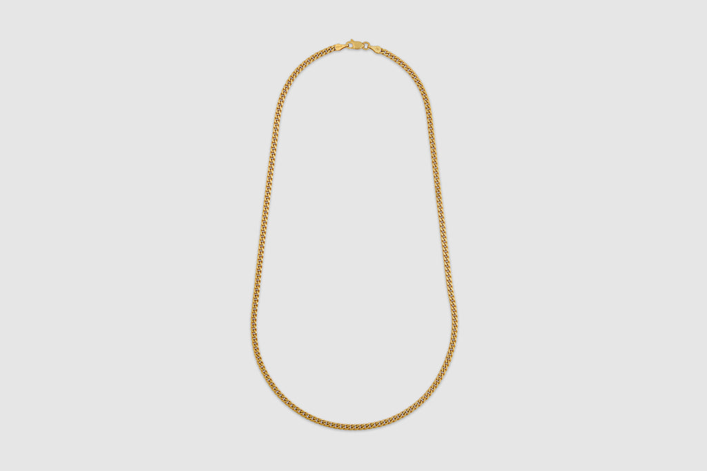 18k Curb Link Necklace