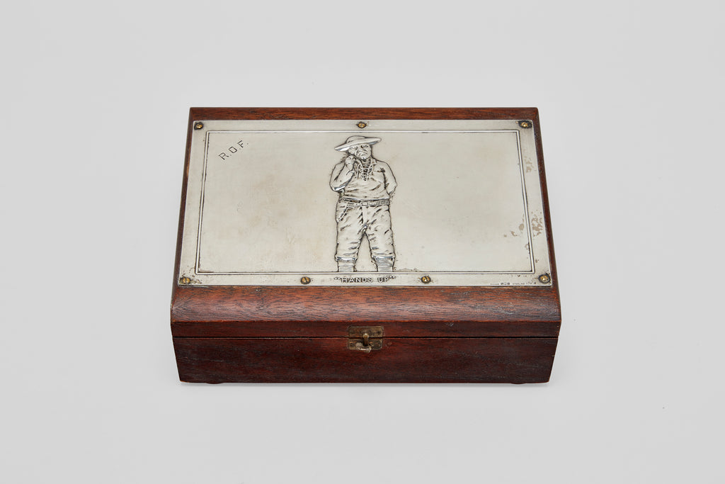 Gorham Pinkerton "Hands Up" Humidor