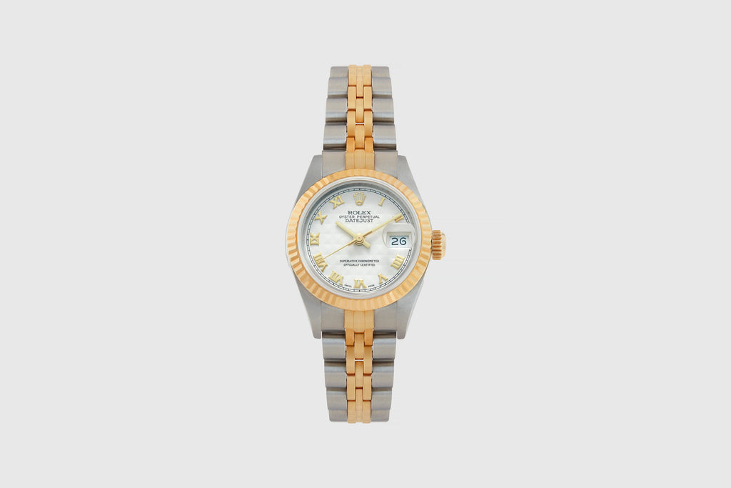 Rolex Oyster Perpetual Datejust 'Pyramid' Dial 1997 Full Set