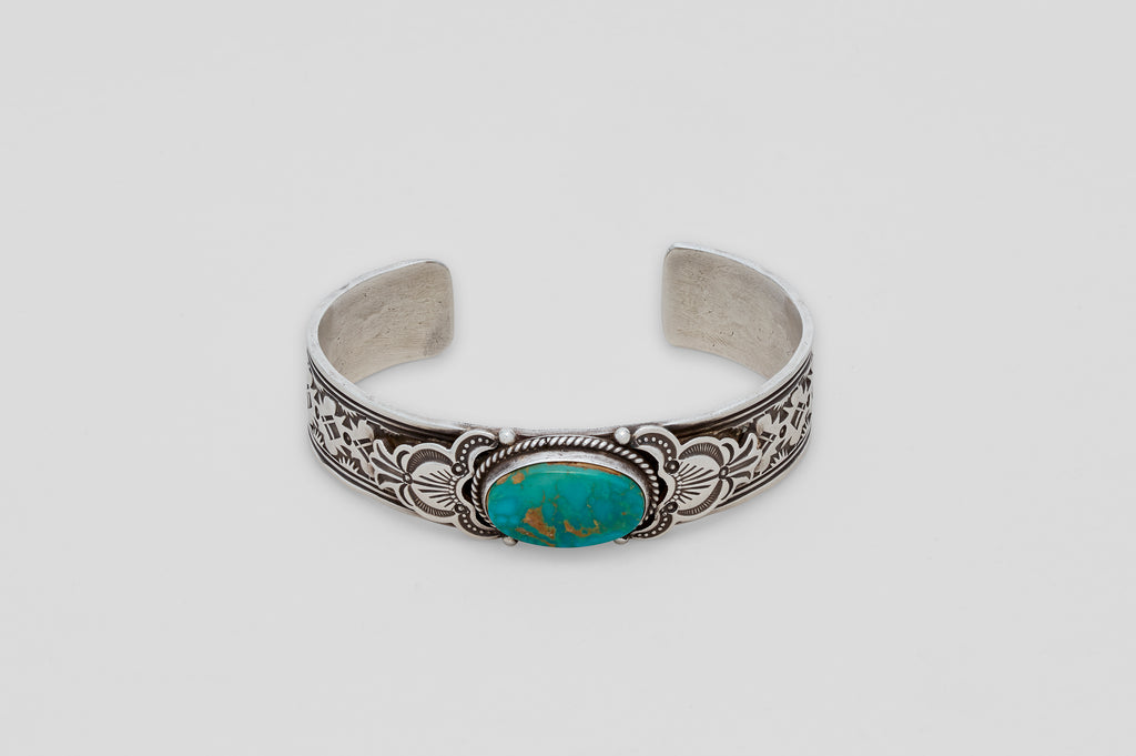 Sterling & Turquoise Navajo Cuff