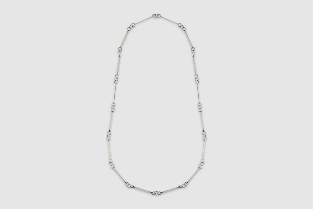 Sterling Long Bar Link Chain