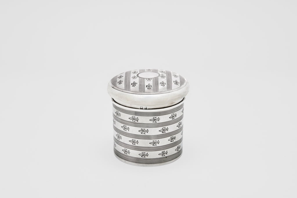 Sterling Fleur de Lis Pot