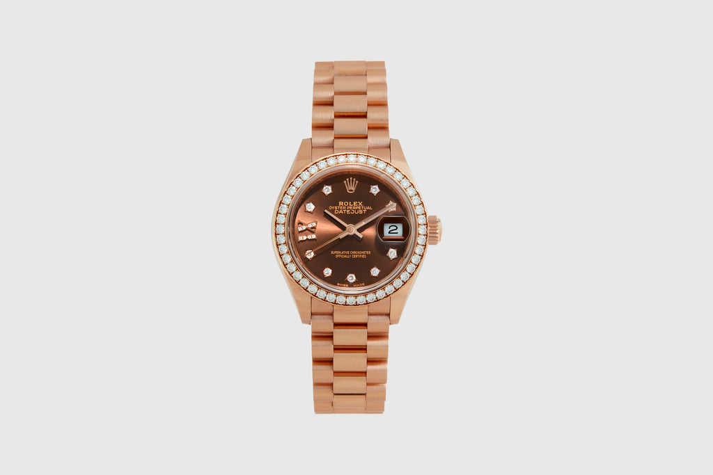 Rolex Oyster Perpetual Lady-Datejust Everose Star Diamond Dial 2019