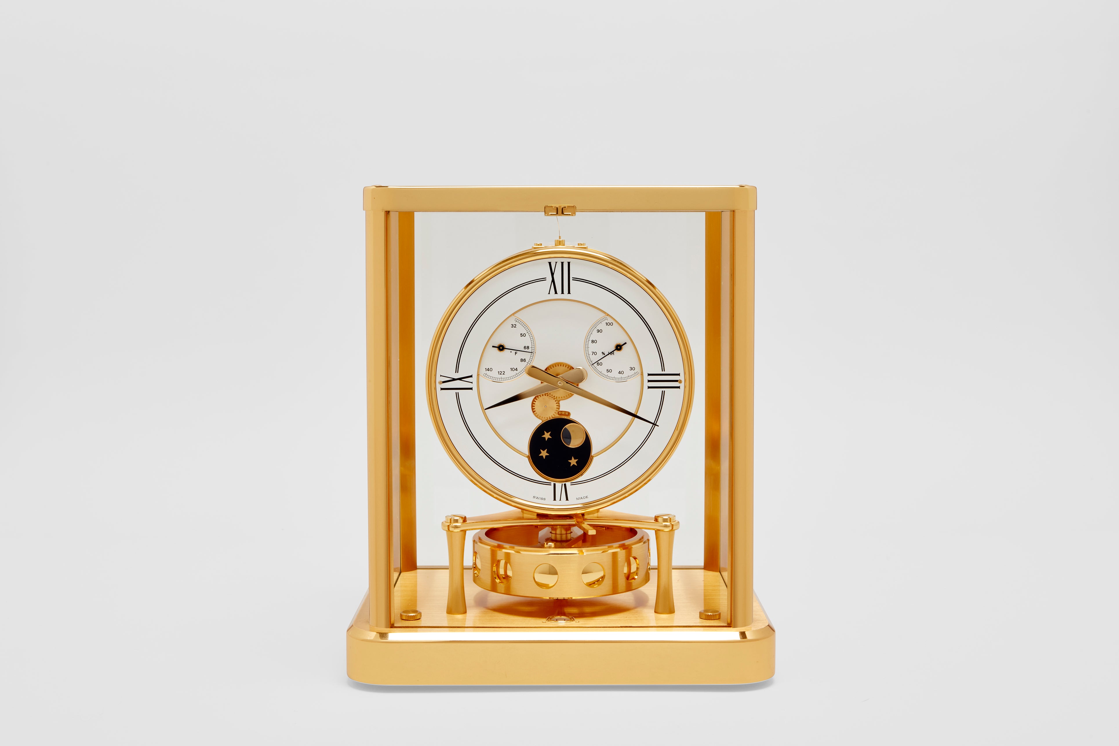 お手軽価格で贈りやすい LeCoultre Jaeger Atmos Foundwell – Clock インテリア時計