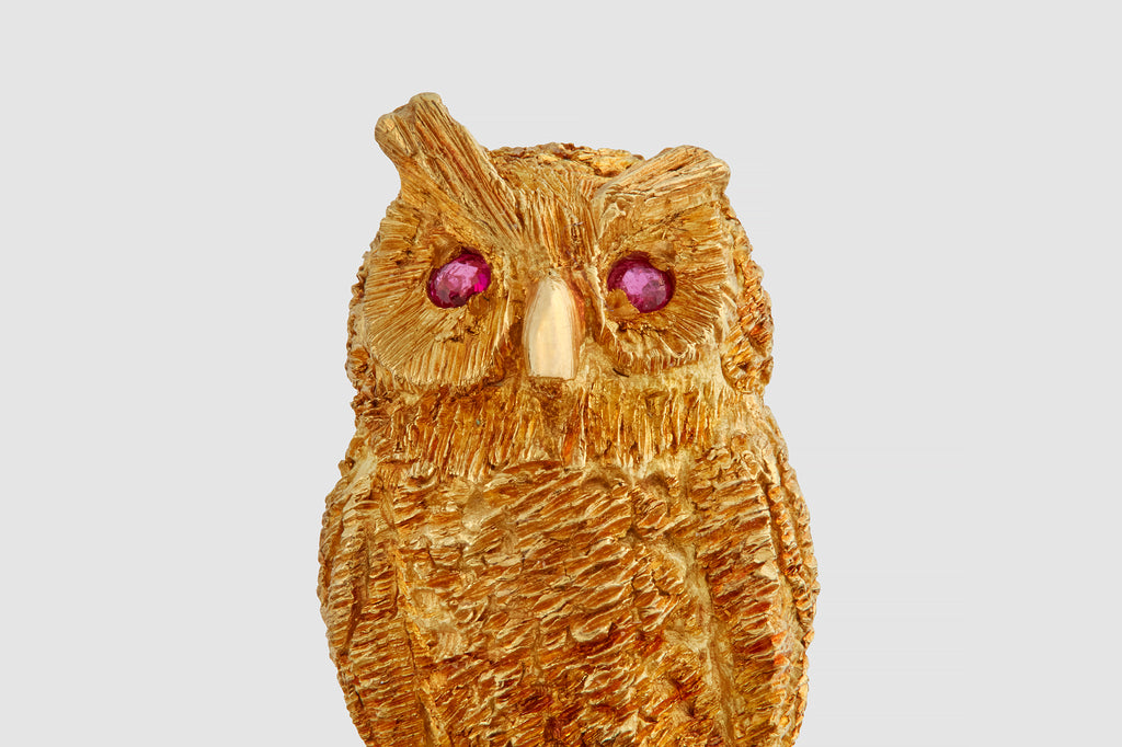 18 Carat Owl Pin by Tiffany & Co. – Foundwell