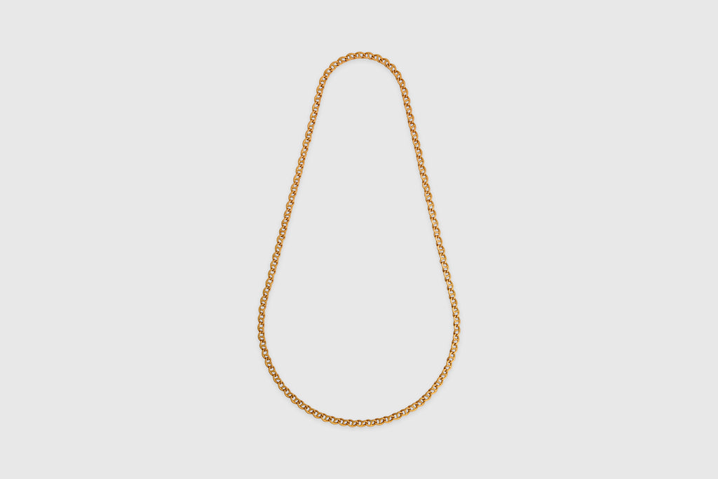 Eighteen Carat Long Pretzel Link Chain