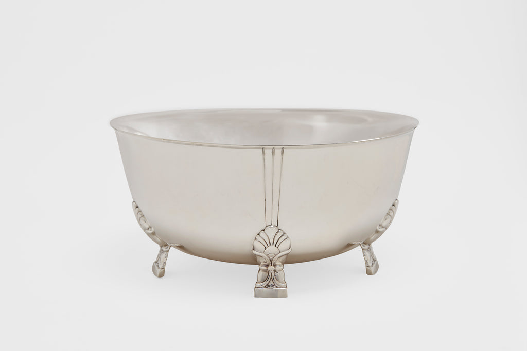 Large Sterling Silver Palmette Bowl by Tiffany & Co.