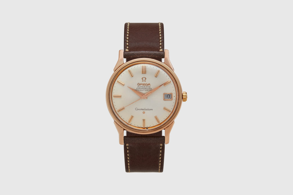 18 Carat Pink Gold & Steel Omega Constellation