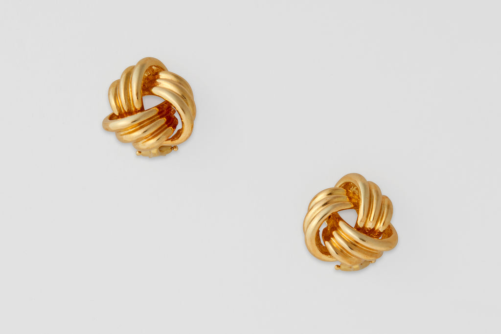 Tiffany & Co. 18 Carat Knot Earrings